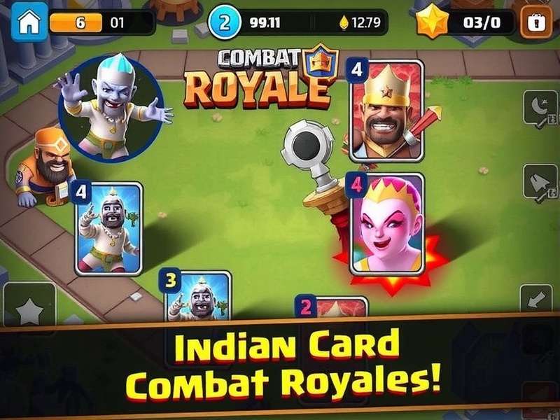 Indian Card Combat Royale Gameplay Screenshot
